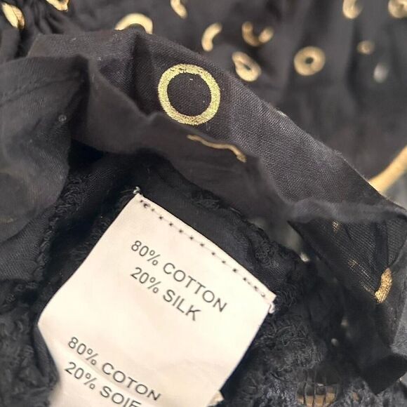 Ramy Brook Silk cotton Nico Mini Cover-Up Dress XS/S ✨ Eyelet Lace Mirror circle - Picture 8 of 8